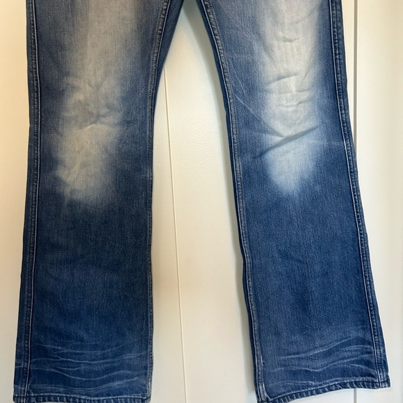 Vintage Diesel made in Italy "Ruby" distressed flared jeans - Picture 8 of 16